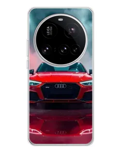 Чехол для Xiaomi 15 Ultra с картинкой «Audi RS — красный стиль»