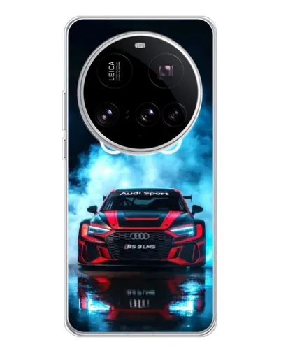Чехол для Xiaomi 15 Ultra с картинкой «Audi Sport — неон» Чехол для Xiaomi 15 Ultra с картинкой «Audi Sport — неон»