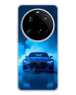 Чехол для Xiaomi 15 Ultra с картинкой «Audi — голубая энергия»