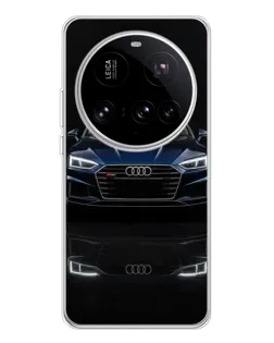 Чехол для Xiaomi 15 Ultra с картинкой «Audi — ночное отражение»