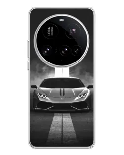 Чехол для Xiaomi 15 Ultra с картинкой «Lamborghini симметрия дорог»