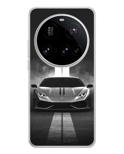 Чехол для Xiaomi 15 Ultra с картинкой «Lamborghini симметрия дорог»