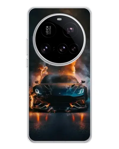 Чехол для Xiaomi 15 Ultra с картинкой «Lamborghini дымная эстетика»