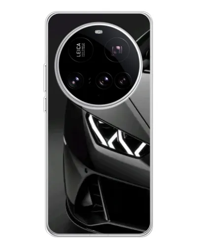 Чехол для Xiaomi 15 Ultra с картинкой «Lamborghini фары детализация»