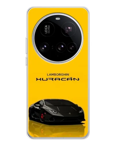 Чехол для Xiaomi 15 Ultra с картинкой «Lamborghini Huracan черный»