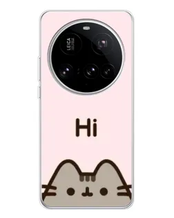 Чохол для Xiaomi 15 Ultra з картинкою «Пушин каже Hi» Чохол для Xiaomi 15 Ultra з картинкою «Пушин каже Hi»