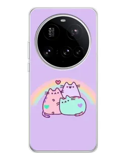 Чохол для Xiaomi 15 Ultra з картинкою «Веселкові Пушини» Чохол для Xiaomi 15 Ultra з картинкою «Веселкові Пушини»