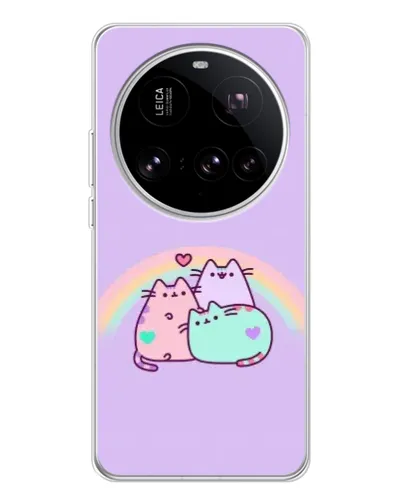 Чехол для Xiaomi 15 Ultra с картинкой «Радужные Пушины» Чехол для Xiaomi 15 Ultra с картинкой «Радужные Пушины»
