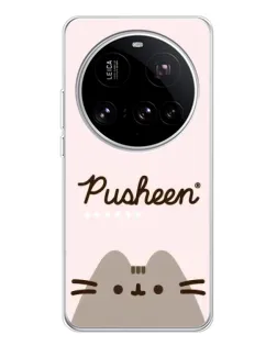 Чохол для Xiaomi 15 Ultra з картинкою «Pusheen логотип» Чохол для Xiaomi 15 Ultra з картинкою «Pusheen логотип»