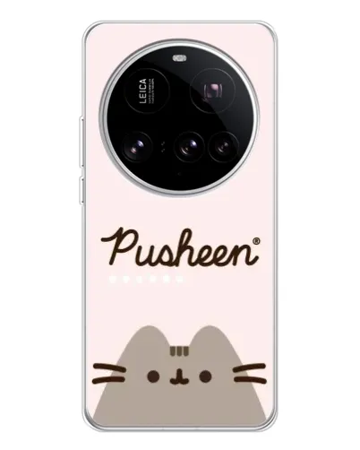 Чехол для Xiaomi 15 Ultra с картинкой «Pusheen логотип» Чехол для Xiaomi 15 Ultra с картинкой «Pusheen логотип»