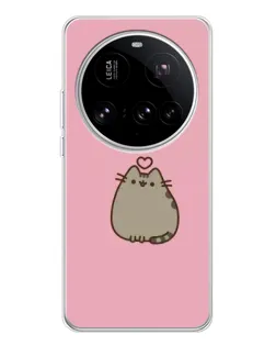 Чохол для Xiaomi 15 Ultra з картинкою «Pusheen серце» Чохол для Xiaomi 15 Ultra з картинкою «Pusheen серце»