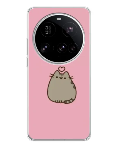 Чехол для Xiaomi 15 Ultra с картинкой «Pusheen сердце» Чехол для Xiaomi 15 Ultra с картинкой «Pusheen сердце»