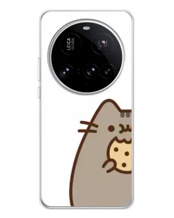 Чохол для Xiaomi 15 Ultra з картинкою «Пушин з печивом» Чохол для Xiaomi 15 Ultra з картинкою «Пушин з печивом»