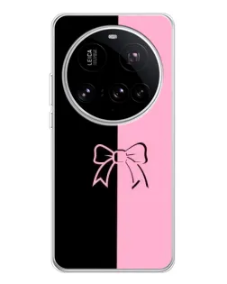 Чехол для Xiaomi 15 Ultra с картинкой «Половинки банта» Чехол для Xiaomi 15 Ultra с картинкой «Половинки банта»