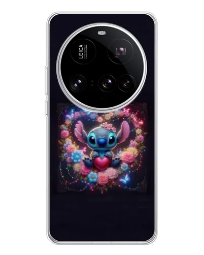 Чехол для Xiaomi 15 Ultra с картинкой «Stitch в цветах» Чехол для Xiaomi 15 Ultra с картинкой «Stitch в цветах»