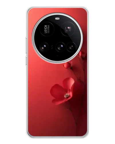 Чехол для Xiaomi 15 Ultra с картинкой «Маковые соцветия»