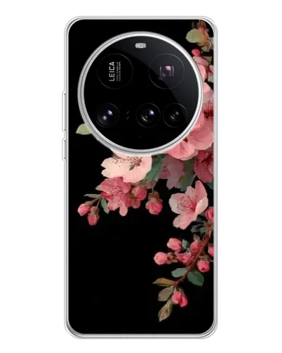 Чехол для Xiaomi 15 Ultra с картинкой «Розовая ветка сакуры»