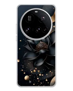 Чехол для Xiaomi 15 Ultra с картинкой «Черный лотос» Чехол для Xiaomi 15 Ultra с картинкой «Черный лотос»