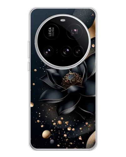 Чехол для Xiaomi 15 Ultra с картинкой «Черный лотос»