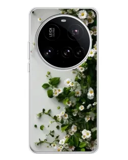 Чехол для Xiaomi 15 Ultra с картинкой «Ветка мелких белых цветов» Чехол для Xiaomi 15 Ultra с картинкой «Ветка мелких белых цветов»