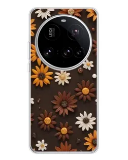 Чехол для Xiaomi 15 Ultra с картинкой «Узор из маленьких подсолнухов» Чехол для Xiaomi 15 Ultra с картинкой «Узор из маленьких подсолнухов»