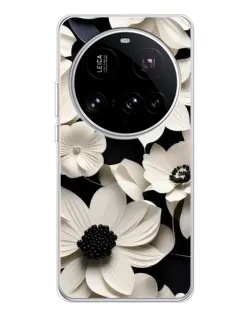 Чехол для Xiaomi 15 Ultra с картинкой «Объемные белые цветы» Чехол для Xiaomi 15 Ultra с картинкой «Объемные белые цветы»