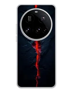 Чехол для Xiaomi 15 Ultra с картинкой «Kрасная лавовая трещина» Чехол для Xiaomi 15 Ultra с картинкой «Kрасная лавовая трещина»