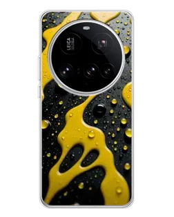 Чехол для Xiaomi 15 Ultra с картинкой «Жидкое желтое золото» Чехол для Xiaomi 15 Ultra с картинкой «Жидкое желтое золото»