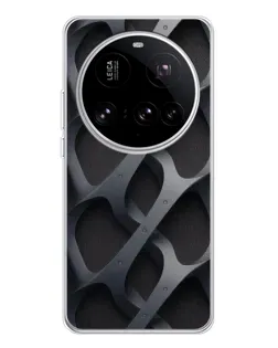 Чехол для Xiaomi 15 Ultra с картинкой «Объемное серое плетение» Чехол для Xiaomi 15 Ultra с картинкой «Объемное серое плетение»
