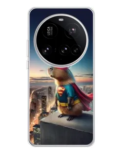 Чехол для Xiaomi 15 Ultra с картинкой «Капи-мен супергерой» Чехол для Xiaomi 15 Ultra с картинкой «Капи-мен супергерой»