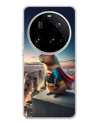 Чехол для Xiaomi 15 Ultra с картинкой «Капи-мен супергерой» Чехол для Xiaomi 15 Ultra с картинкой «Капи-мен супергерой»