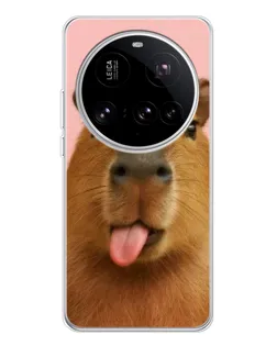 Чехол для Xiaomi 15 Ultra с картинкой «Капибара с языком» Чехол для Xiaomi 15 Ultra с картинкой «Капибара с языком»