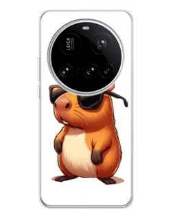 Чехол для Xiaomi 15 Ultra с картинкой «Капибара в очках» Чехол для Xiaomi 15 Ultra с картинкой «Капибара в очках»