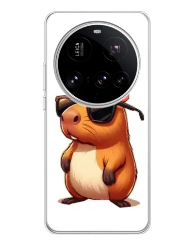 Чехол для Xiaomi 15 Ultra с картинкой «Капибара в очках» Чехол для Xiaomi 15 Ultra с картинкой «Капибара в очках»