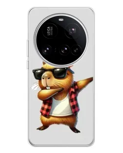 Чехол для Xiaomi 15 Ultra с картинкой «Капибара рэпер даб» Чехол для Xiaomi 15 Ultra с картинкой «Капибара рэпер даб»