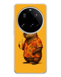 Чехол для Xiaomi 15 Ultra с картинкой «Капибара на отдыхе» Чехол для Xiaomi 15 Ultra с картинкой «Капибара на отдыхе»