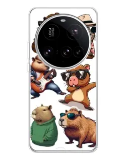 Чехол для Xiaomi 15 Ultra с картинкой «Крутые капибары музыканты» Чехол для Xiaomi 15 Ultra с картинкой «Крутые капибары музыканты»