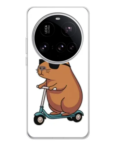 Чехол для Xiaomi 15 Ultra с картинкой «Капибара на самокате» Чехол для Xiaomi 15 Ultra с картинкой «Капибара на самокате»