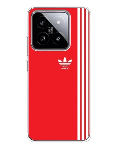 Чехол для Xiaomi 15 с картинкой «Красный минимализм Adidas» Чехол для Xiaomi 15 с картинкой «Красный минимализм Adidas»