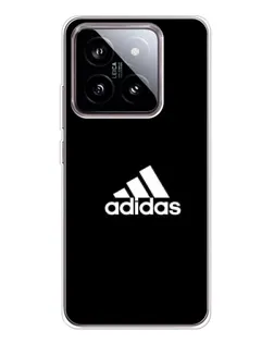 Чехол для Xiaomi 15 с картинкой «Черная классика Adidas»