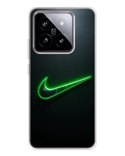 Чехол для Xiaomi 15 с картинкой «Неоновый контур Nike» Чехол для Xiaomi 15 с картинкой «Неоновый контур Nike»