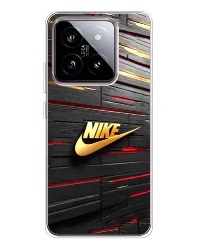 Чехол для Xiaomi 15 с картинкой «Золотой Nike на металле» Чехол для Xiaomi 15 с картинкой «Золотой Nike на металле»