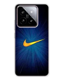 Чехол для Xiaomi 15 с картинкой «Синий пульс Nike»
