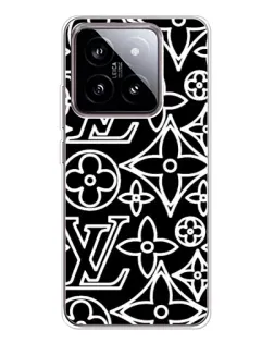 Чехол для Xiaomi 15 с картинкой «Черно-белый узор LV» Чехол для Xiaomi 15 с картинкой «Черно-белый узор LV»