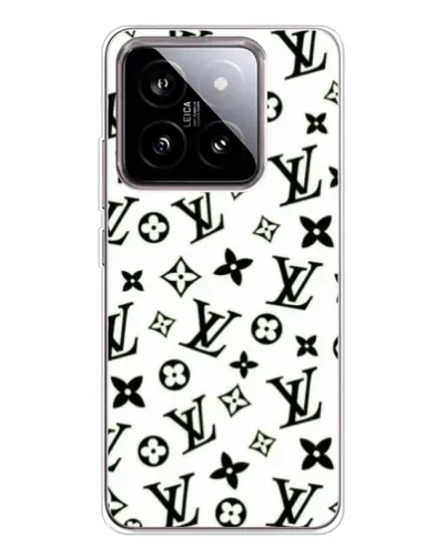 Чехол для Xiaomi 15 с картинкой «Монохромный хаос LV»