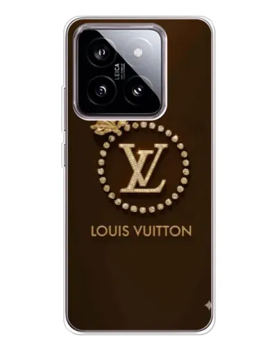 Чехол для Xiaomi 15 с картинкой «LV — золотая печать»