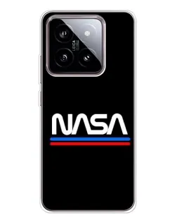 Чехол для Xiaomi 15 с картинкой «NASA — классика Red Blue» Чехол для Xiaomi 15 с картинкой «NASA — классика Red Blue»