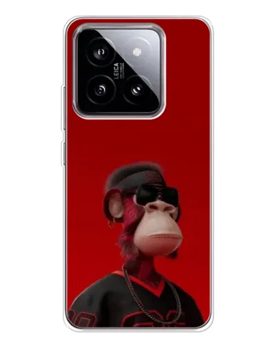 Чехол для Xiaomi 15 с картинкой «Bored Ape в красном» Чехол для Xiaomi 15 с картинкой «Bored Ape в красном»