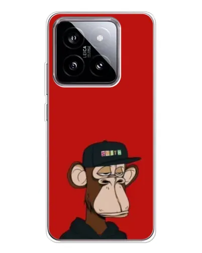 Чехол для Xiaomi 15 с картинкой «Bored Ape — красный фон» Чехол для Xiaomi 15 с картинкой «Bored Ape — красный фон»