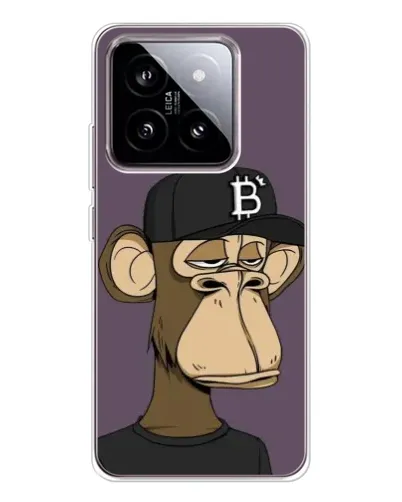 Чехол для Xiaomi 15 с картинкой «Bored Ape в кепке» Чехол для Xiaomi 15 с картинкой «Bored Ape в кепке»